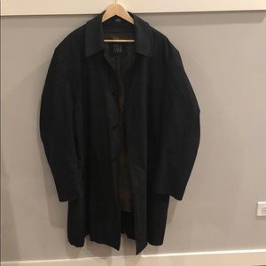 Jos A Bank Black Rain Coat 48L